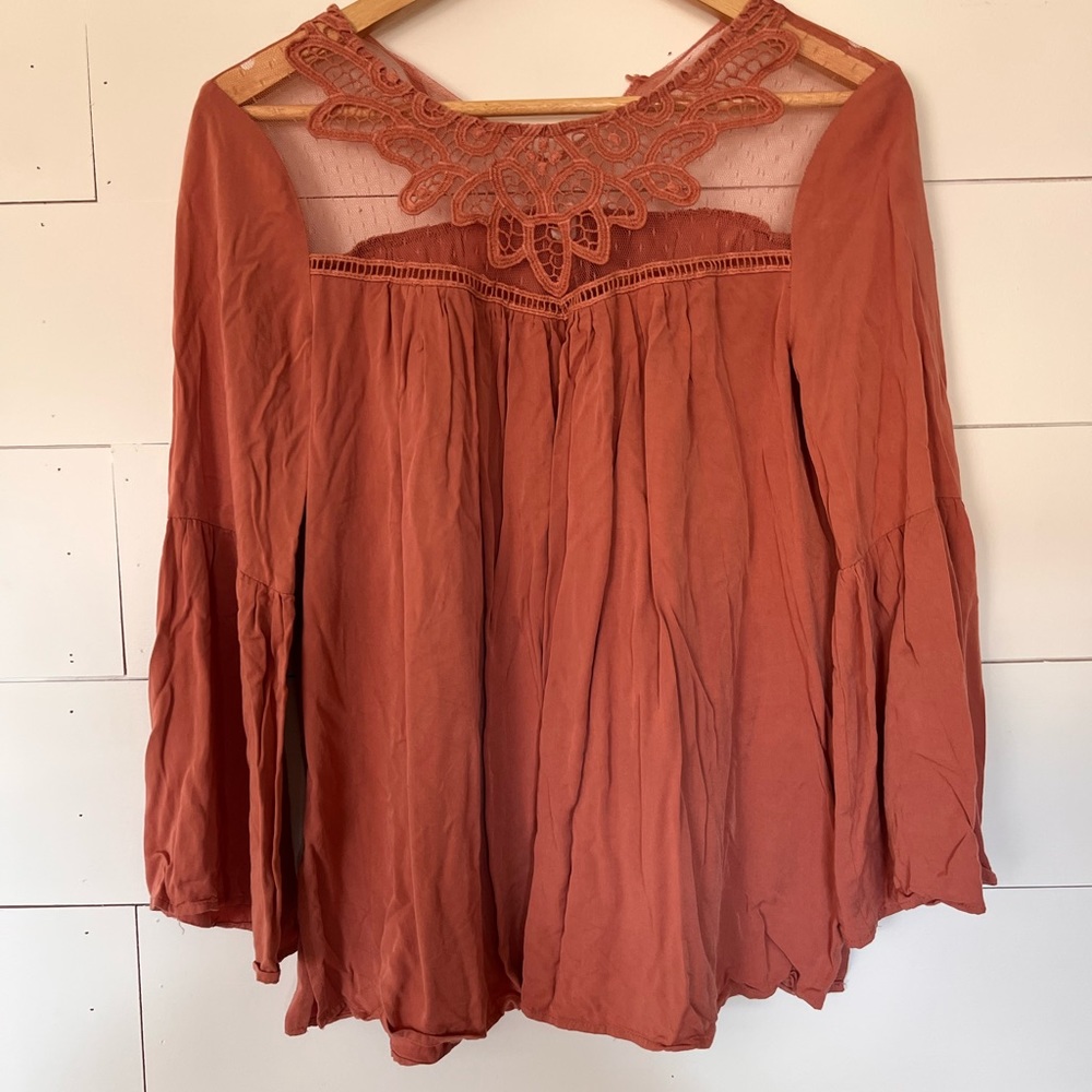 pinkblush maternity blouse size small